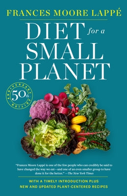 Paperback of Diet for a Small Planet (Revised and Updated) by Ballantine Books, showing the book cover with title and design elements.