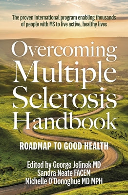 Paperback of the Overcoming Multiple Sclerosis Handbook by Allen & Unwin, showing a blue cover with title text.