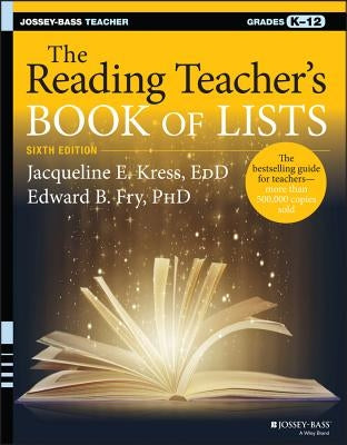 The Reading Teacher's Book of Lists Paperback Jossey-Bass