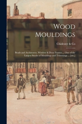 Paperback book on wood mouldings, beads, architraves, window and door frames, showing detailed illustrations and cover design.