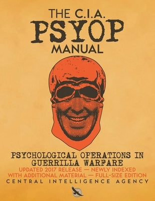 Paperback book titled "The CIA PSYOP Manual" by Carlile Media, showing the front cover with text and design elements.