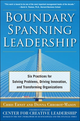 Paperback of Boundary Spanning Leadership book by McGraw-Hill Companies, showing the front cover with title and design elements.