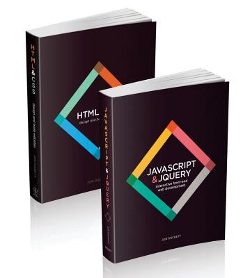 Paperback Wiley book on web design techniques using HTML, CSS, JavaScript, and jQuery with cover image displayed.