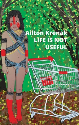 Paperback book titled "Life Is Not Useful" by Polity Press, featuring a minimalist cover design with abstract artwork.