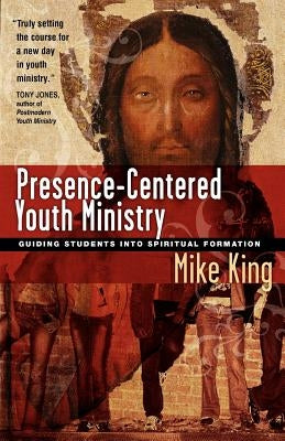 Paperback book titled "Presence-Centered Youth Ministry" by IVP, featuring a cover with spiritual and youth ministry themes.
