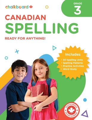 Canadian Spelling Grade 3 Paperback Chalkboard Publishing