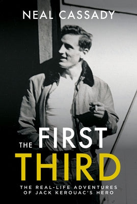 Cover of "The First Third" book by City Lights Books featuring abstract artwork and bold typography.