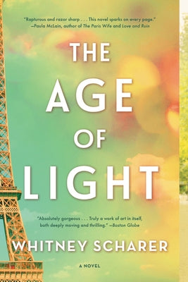 The Age of Light book by Back Bay Books showing a hardcover with a minimalist cover design and title on a white background.