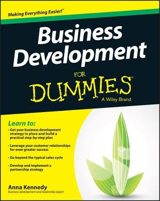 Business Development for Dummies Paperback For Dummies