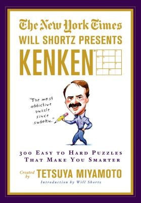 Paperback puzzle book titled "Kenken" by The New York Times Will Shortz, featuring colorful cover with puzzle grid and title.