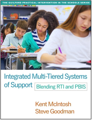 Paperback book cover titled "Integrated Multi-Tiered Systems of Support" by Guilford Publications, showcasing multi-tiered support system concepts.