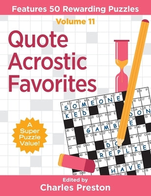 Quote Acrostic Favorites: Features 50 Rewarding Puzzles Paperback Aka Associates