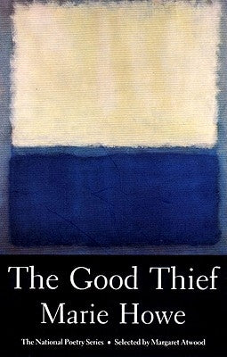 Paperback of The Good Thief novel by Persea Books featuring a cover with abstract artwork and bold typography.