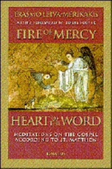 Paperback book titled "Fire of Mercy, Heart of the Word" by Ignatius Press, featuring a cover with religious artwork.