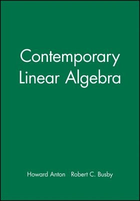 Contemporary Linear Algebra student solutions manual paperback by John Wiley & Sons with CD-ROM, featuring sample pages and cover image.