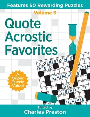 Quote Acrostic Favorites: Features 50 Rewarding Puzzles Paperback Aka Associates