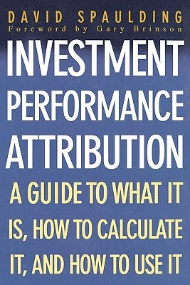 Investment Performance Attribution Paperback McGraw-Hill