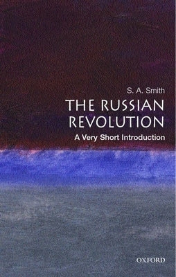 Paperback book titled "The Russian Revolution: A Very Short Introduction" by Oxford University Press, USA, shown with cover details.