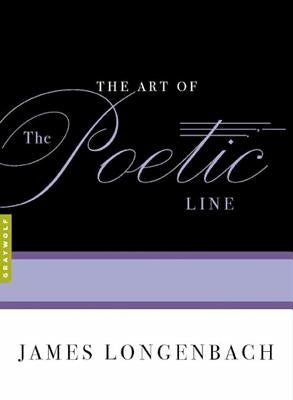Cover image of "The Art of the Poetic Line" poetry book by Graywolf Press featuring a minimalist design with abstract artwork.