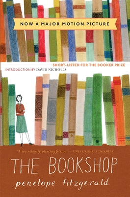 Paperback of "The Bookshop" by Harper Paperbacks, showing the front cover with book title and design elements.
