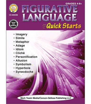 Figurative Language Quick Starts Workbook Paperback Mark Twain Media