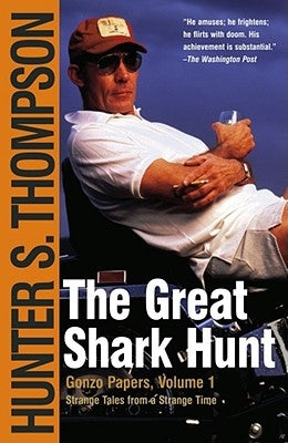Paperback of The Great Shark Hunt by Simon & Schuster featuring a colorful cover with vintage-style artwork.