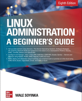 Linux Administration: A Beginner's Guide, Eighth Edition Paperback McGraw-Hill Companies