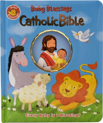 Catholic Baby Blessings Bible by Regina Press Malhame & Company with colorful cover and miniature size for infants.