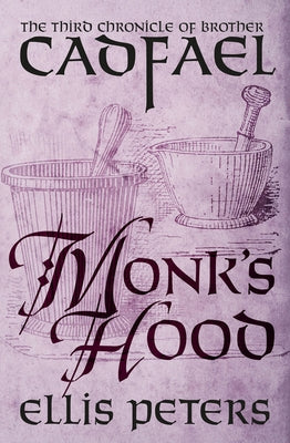Paperback Monk's Hood novel by Mysteriouspress.Com/Open Road featuring a dark, atmospheric cover with mysterious artwork.