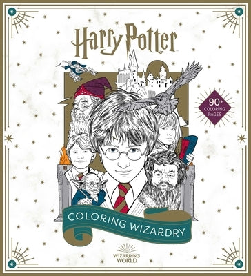 Paperback Harry Potter: Coloring Wizardry book by Insight Editions featuring magical illustrations for coloring.
