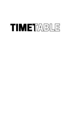 Timetable Paperback Aqp Collective