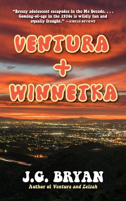 Paperback book titled Ventura and Winnetka by Santa Monica Press, featuring a cover with cityscape illustrations and vibrant colors.