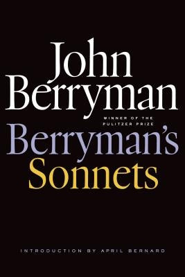 Berryman's Sonnets Paperback Fsg Adult