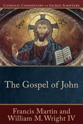 Cover image of "The Gospel of John" by Baker Academic, featuring the book's title and a religious-themed design.