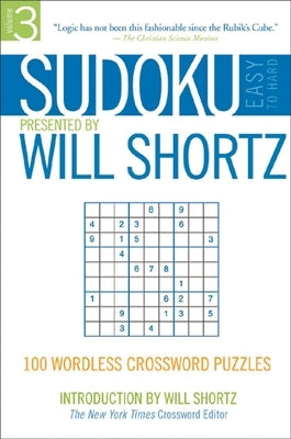 Paperback Sudoku book by St. Martin's Griffin featuring 100 wordless crossword puzzles, easy to hard difficulty levels.