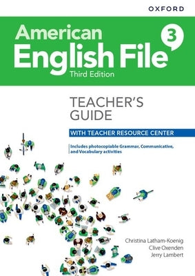 Oxford University Press American English File 3e Teachers Book 3 Pack, paperback edition, used for teaching English.