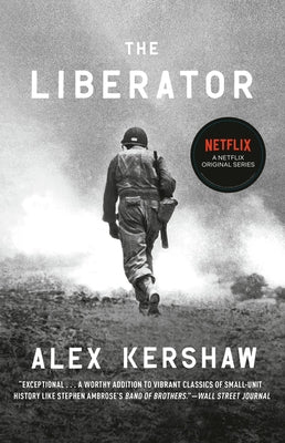 Paperback of "The Liberator" by Crown Publishing Group showing the book cover with title and author text.