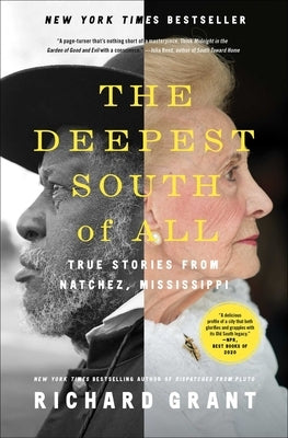 Paperback book titled "The Deepest South of All" with a cover featuring Mississippi scenery, published by Simon & Schuster.