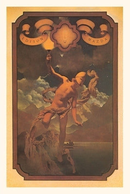 Vintage Journal Prometheus with Torch Paperback Found Image Press