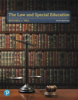 The Law and Special Education Paperback Pearson