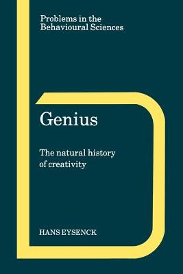 Paperback copy of "Genius: The Natural History of Creativity" by Cambridge University Press, showing the front cover with title and design.