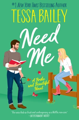 Paperback of "Need Me: A Broke and Beautiful Novel" by Avon Books, featuring the book cover with title and author details.