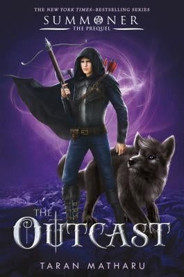 Paperback of The Outcast prequel to the Summoner Trilogy by Square Fish, featuring the book cover with title and author details.