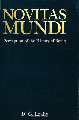 Novitas Mundi: Perception of the History of Being Paperback State University of New York Press