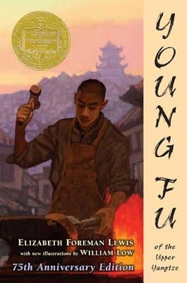 Cover image of "Young Fu of the Upper Yangtze" by Square Fish, featuring a young boy in traditional Chinese attire.
