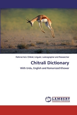 Chitrali Dictionary Paperback LAP Lambert Academic Publishing