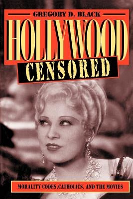 Paperback book titled "Hollywood Censored" by Cambridge University Press, exploring morality codes, Catholics, and movies.