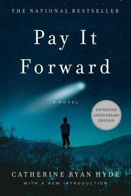 Paperback of "Pay It Forward" by Simon & Schuster, featuring the book cover with title and author details visible.