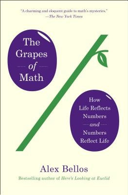 Cover image of "The Grapes of Math" book by Simon & Schuster, featuring a colorful abstract mathematical illustration.
