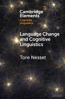 Paperback of "Language Change and Cognitive Linguistics" by Cambridge University Press, showing the book cover with text and design.